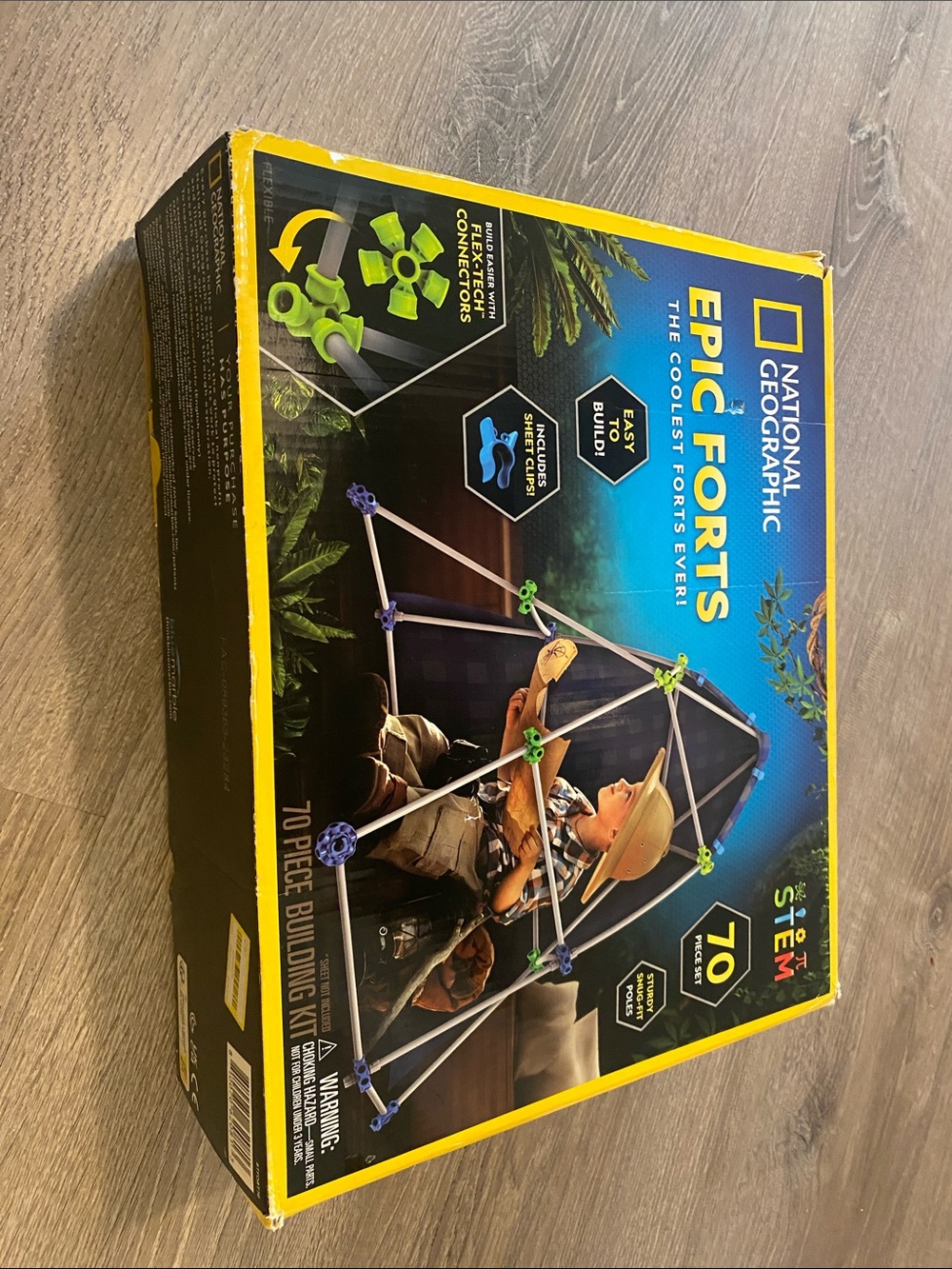 National Geographic Epic Fort Building Kit, 70 Piece